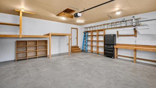 Garage has been *virtually* cleaned and staged.