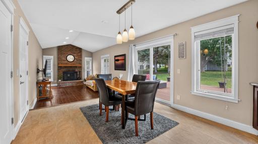 Informal dining space!