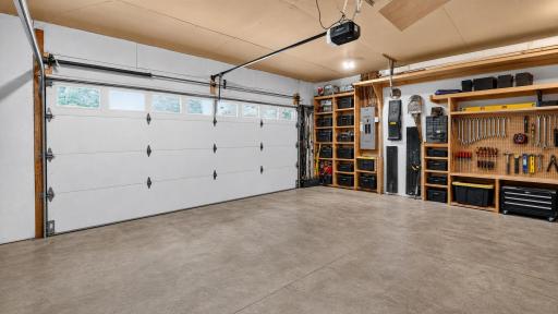 Garage has been *virtually* cleaned and staged.