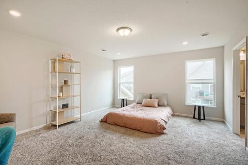 Enormous primary bedroom.