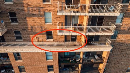 Balcony circled