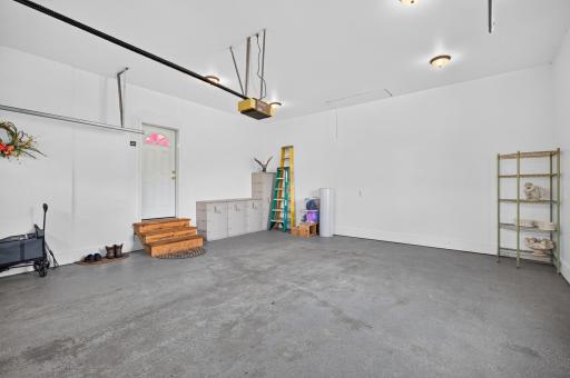 Attached 2 car garage