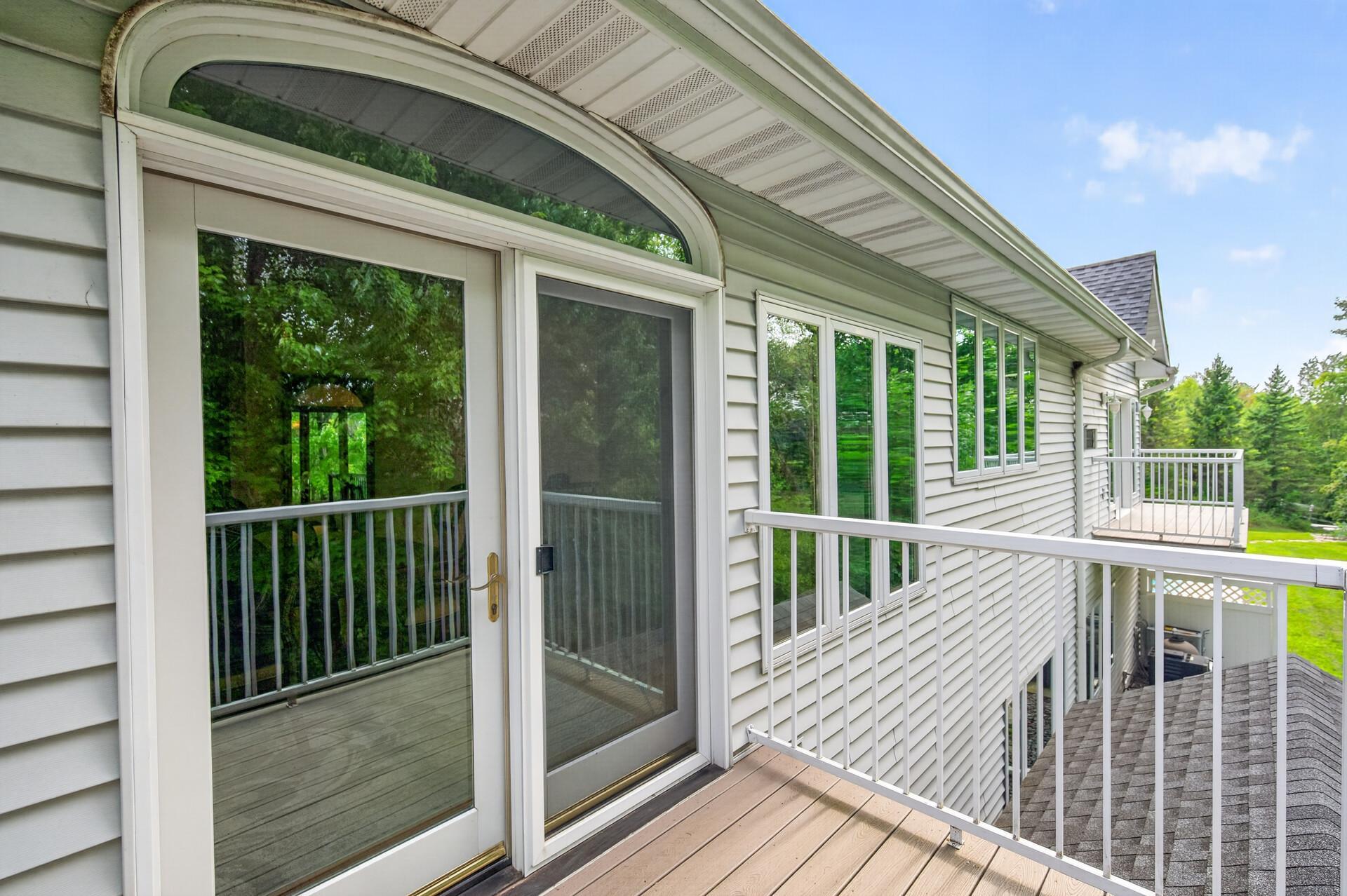 Deck off of the dining room