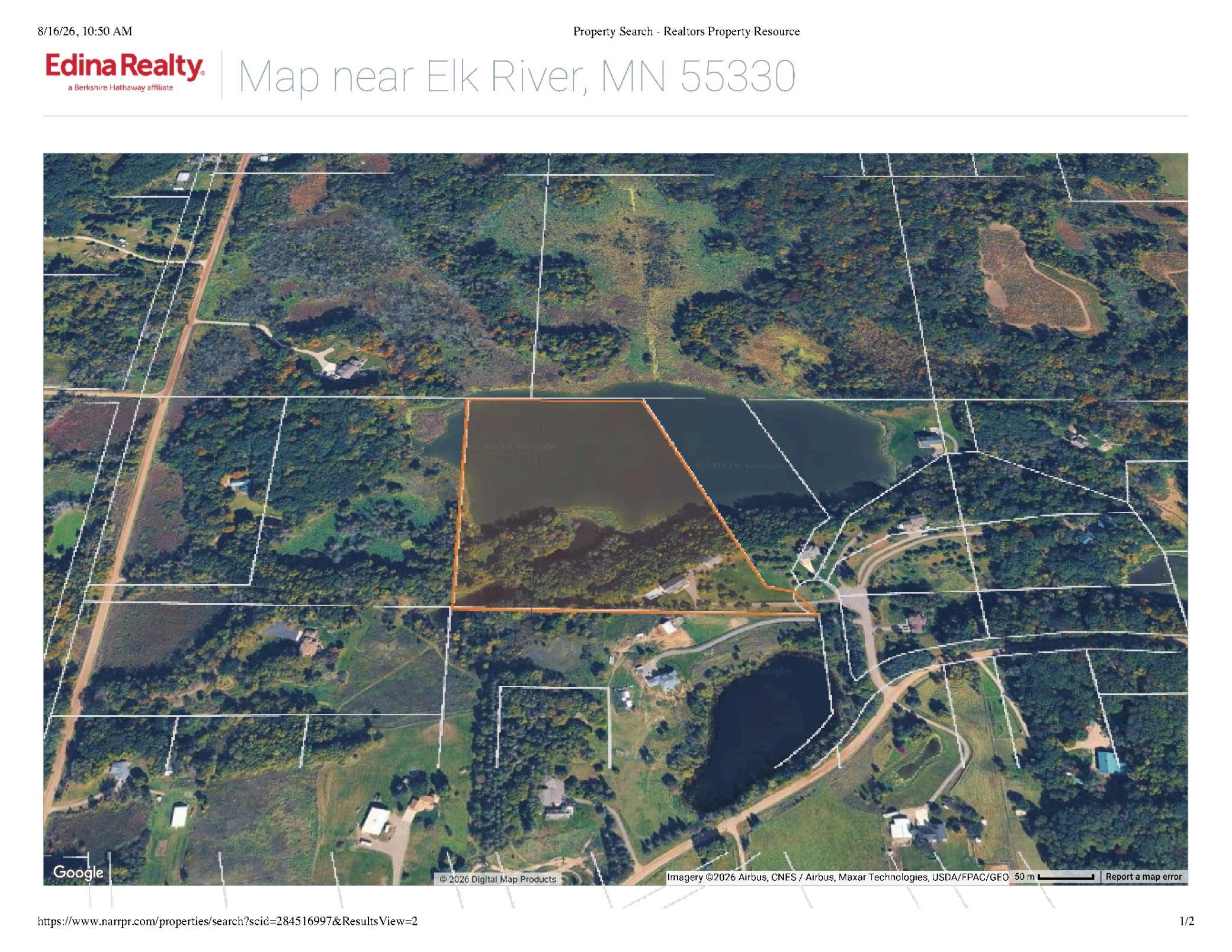 Lots 2 and 3 combined for 16.49 acres