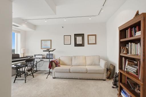 Bedroom 3, used as an office.