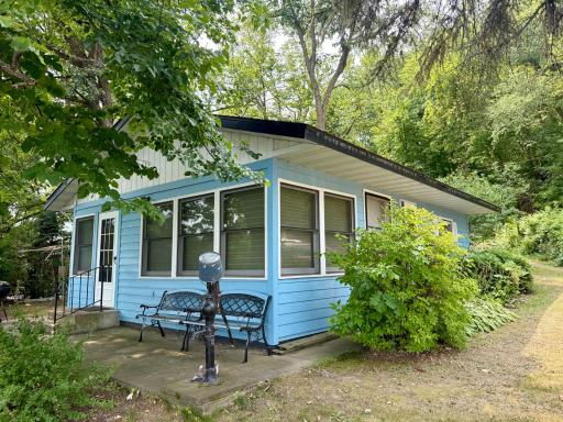 Patio area and enclosed porch!