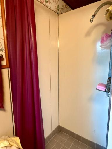 Shower in bathroom