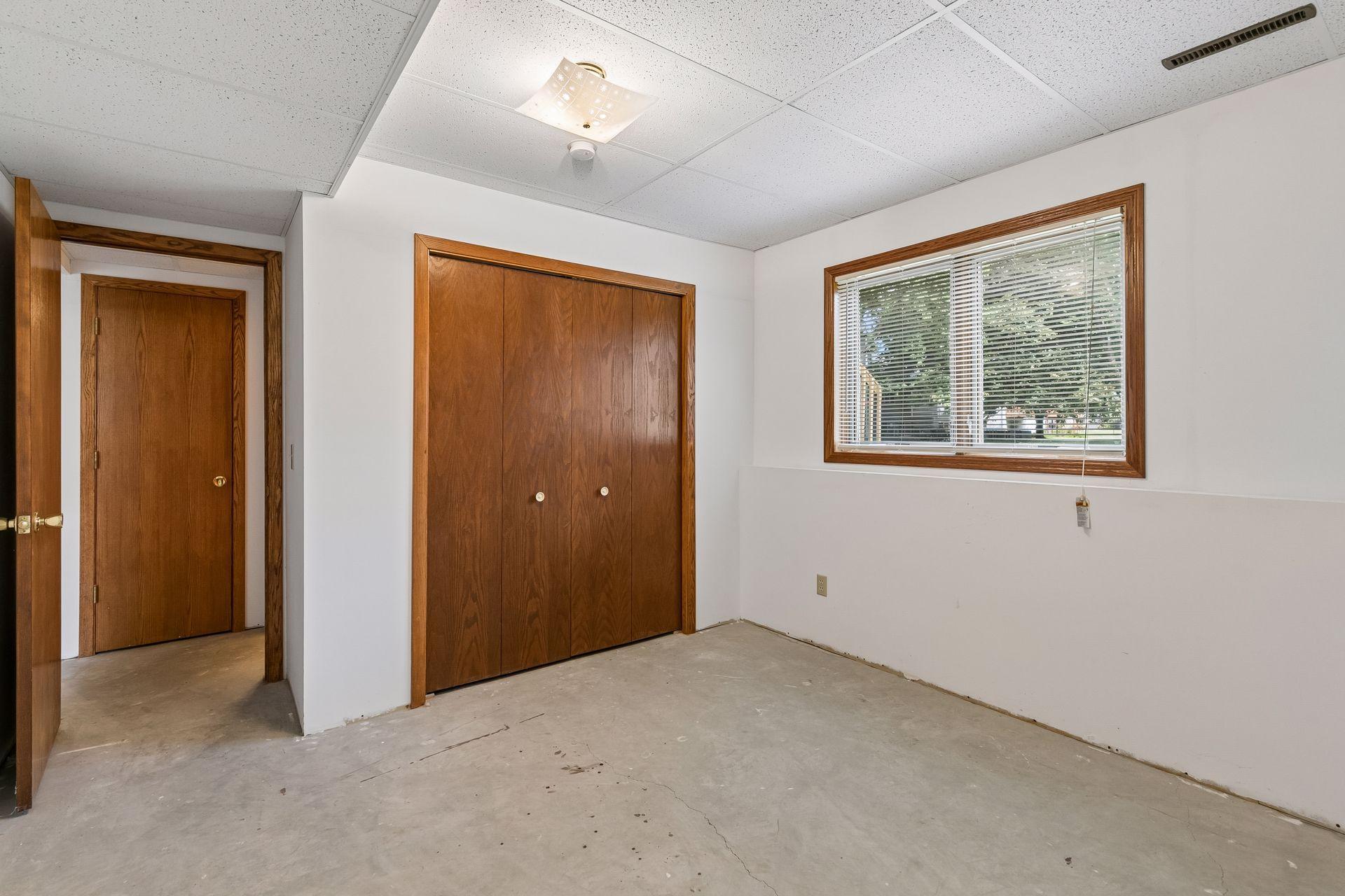 Four total bedrooms. Two up and two down.