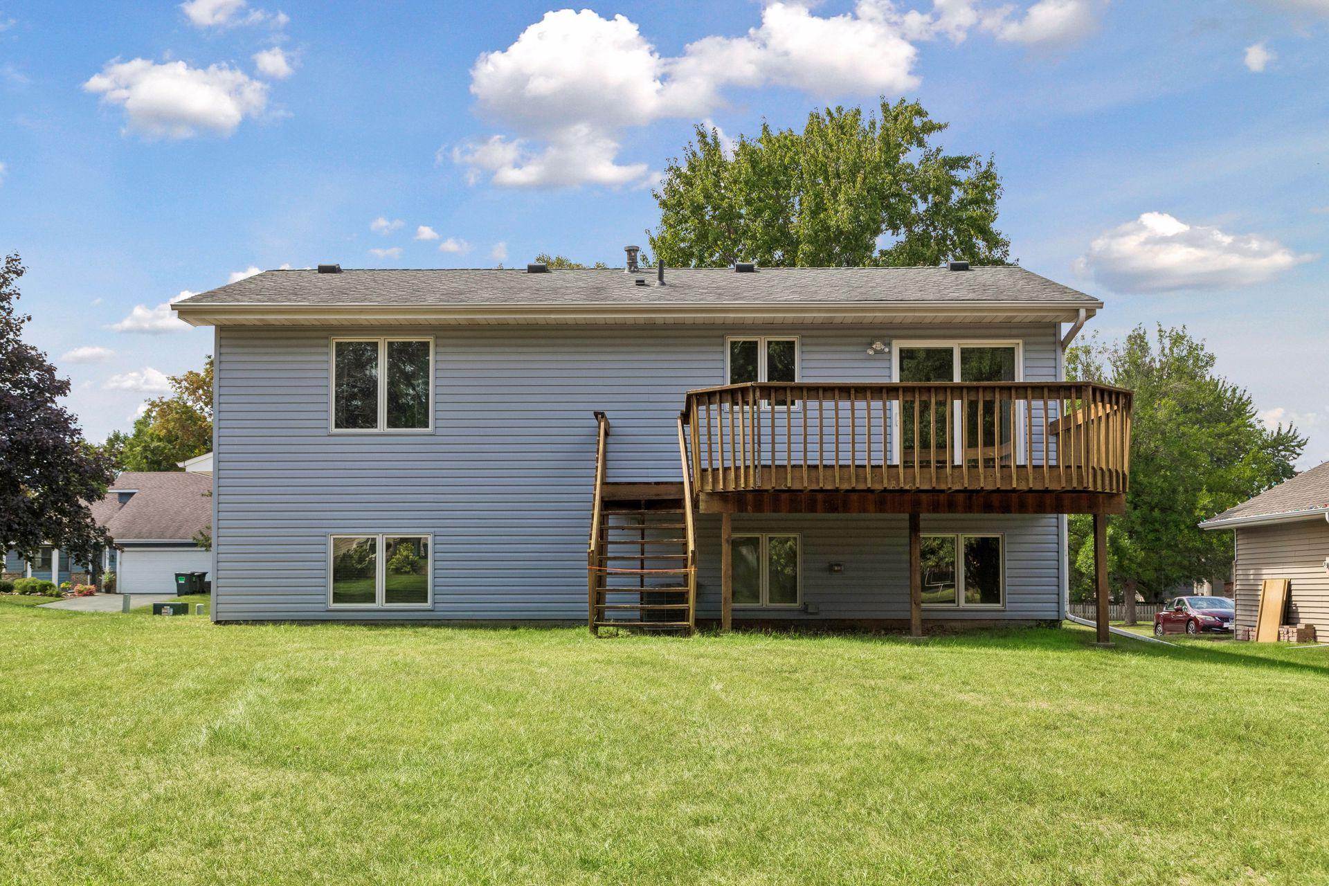 View of the back of the home.