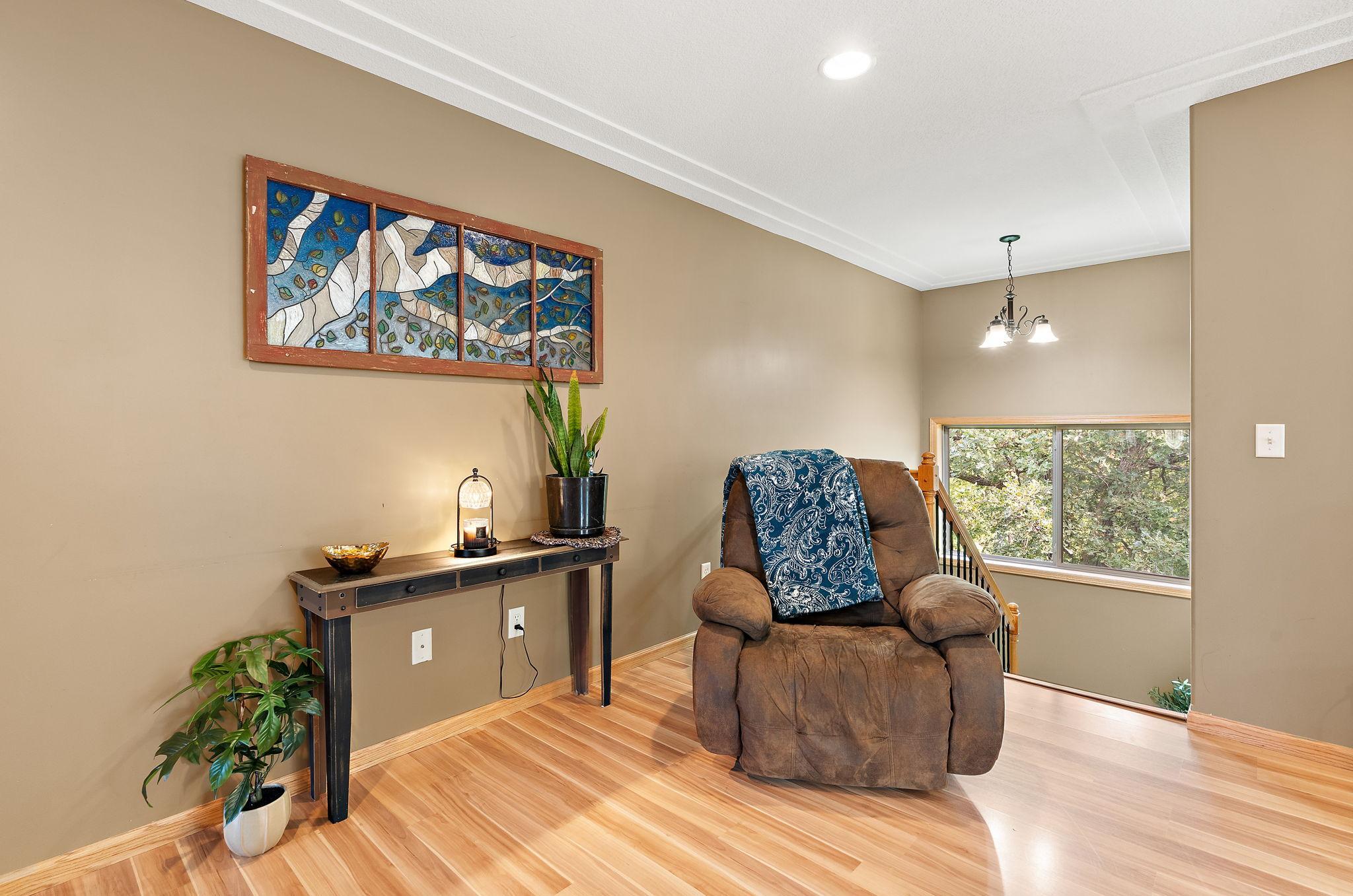 Living Room, Stairs to lower level