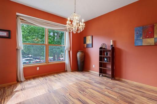 A great space for entertaining, this formal dining room offers plenty of room to gather. With an eat-in kitchen, informal dining area, and dedicated formal dining room, this home provides versatile dining options for everyday meals or celebrations.