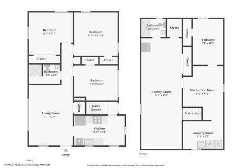 Combined floorplans