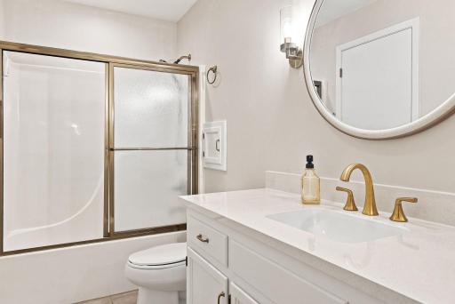 Full size bathroom on main level