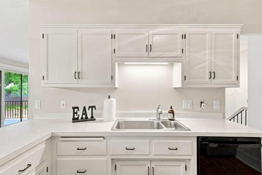 Another view of the kitchen.