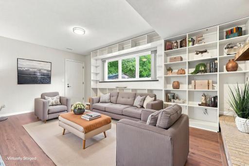 Virtually staged to show what this space could look like