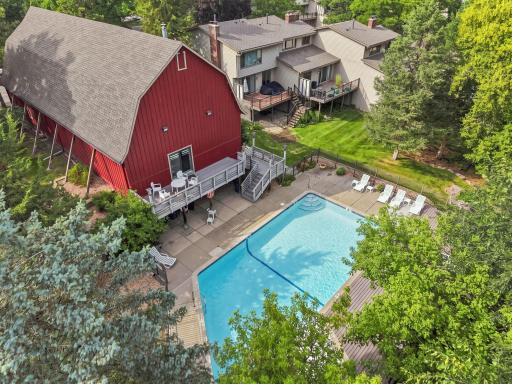 Community barn and pool