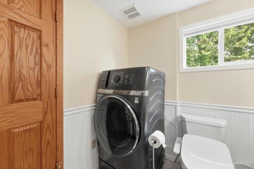 Main level laundry- combo unit