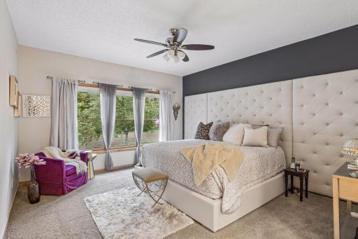 Large main-level primary bedroom.