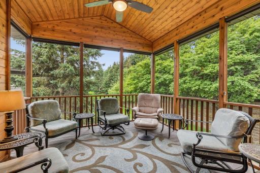 Kick back on the screened porch to take in the fresh air without bugs!