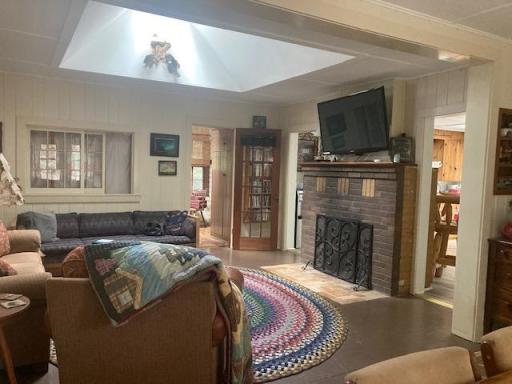 livingroom - fireplace main house