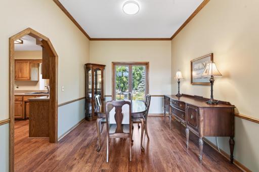 Formal dining could also be a dynamite office, sitting area