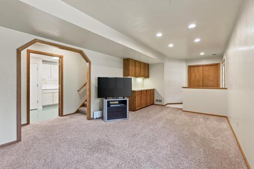 Bar area is perfectly placed for entertaining