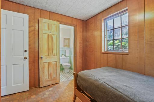 Bedroom #4 - There is 3/4 bathroom through the doorway in the middle of this photo.