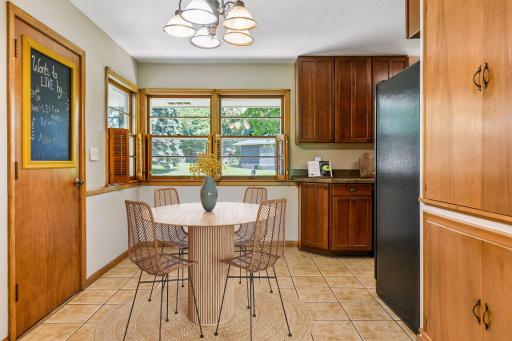 The dining room offers the perfect place to gather with loved ones for meals - *VIRTUALLY STAGED*