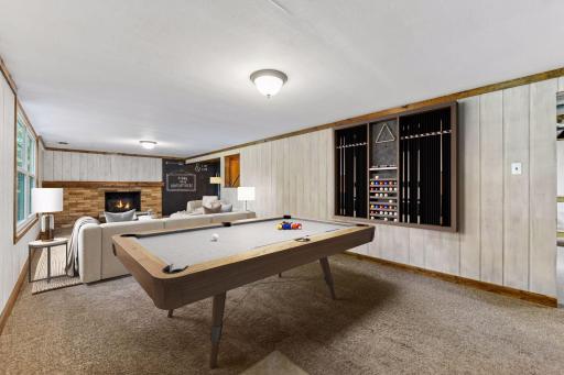 There is a woodburning fireplace presented on this level - *VIRTUALLY STAGED*