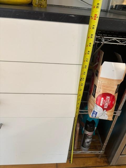 Main unit counter top 32 inches high