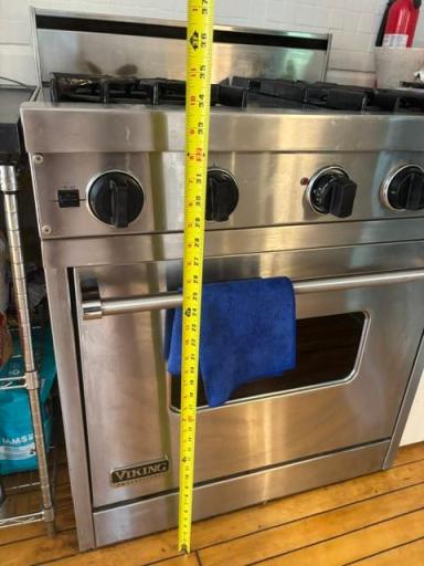 Main unit stove top 33 inches high