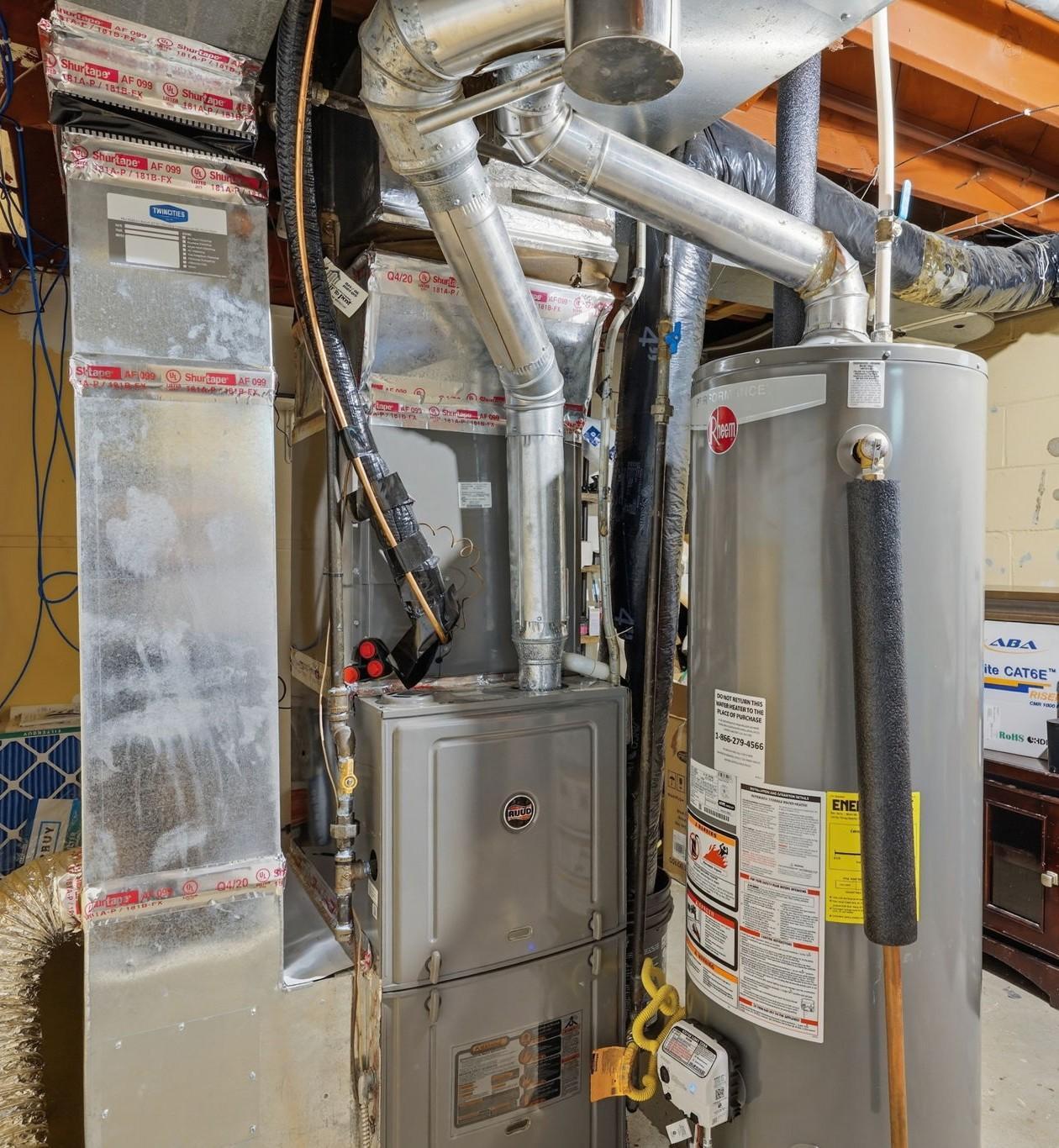 Furnace/AC 2021 -- Water Heater 2026