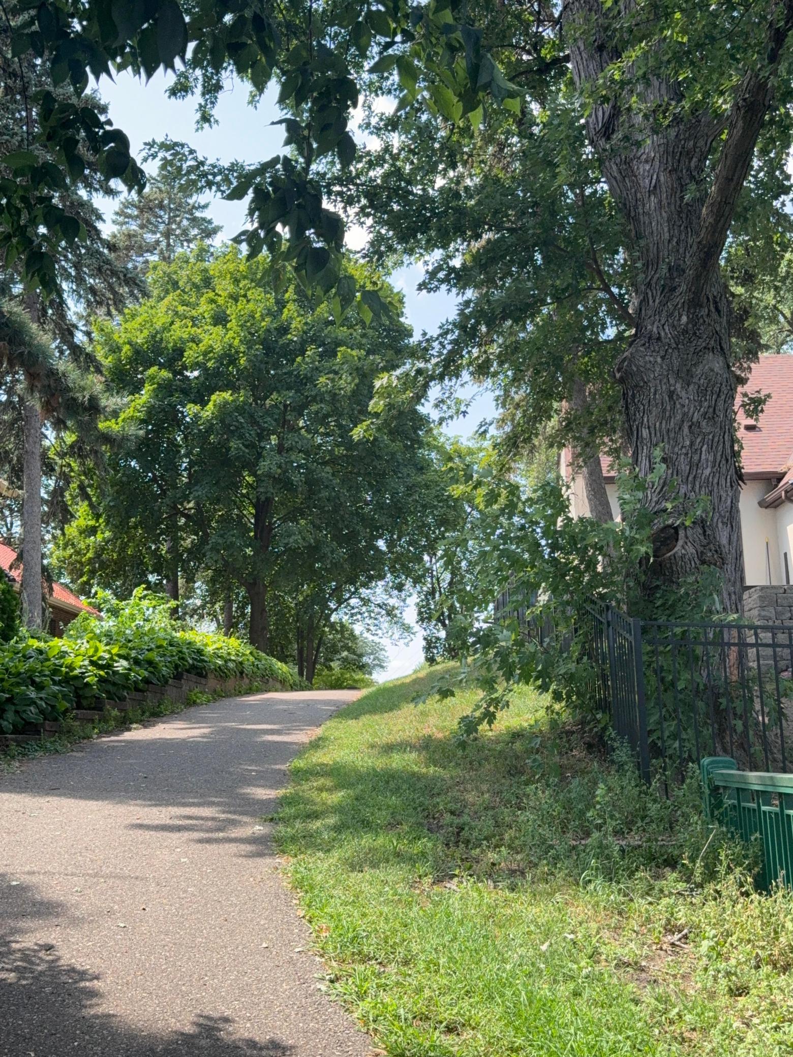 Walking path to Twin Lake
