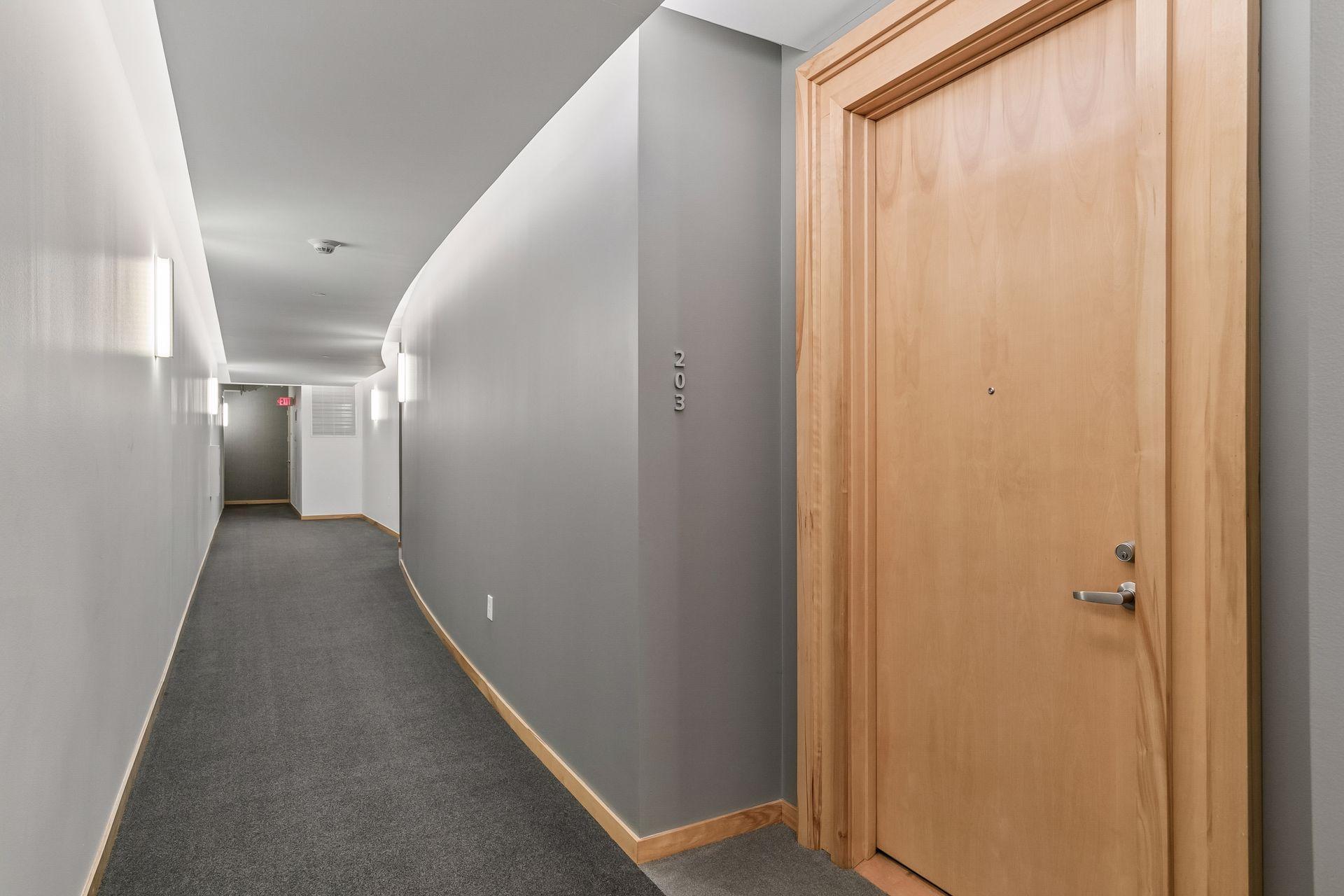 Corridor to the residence