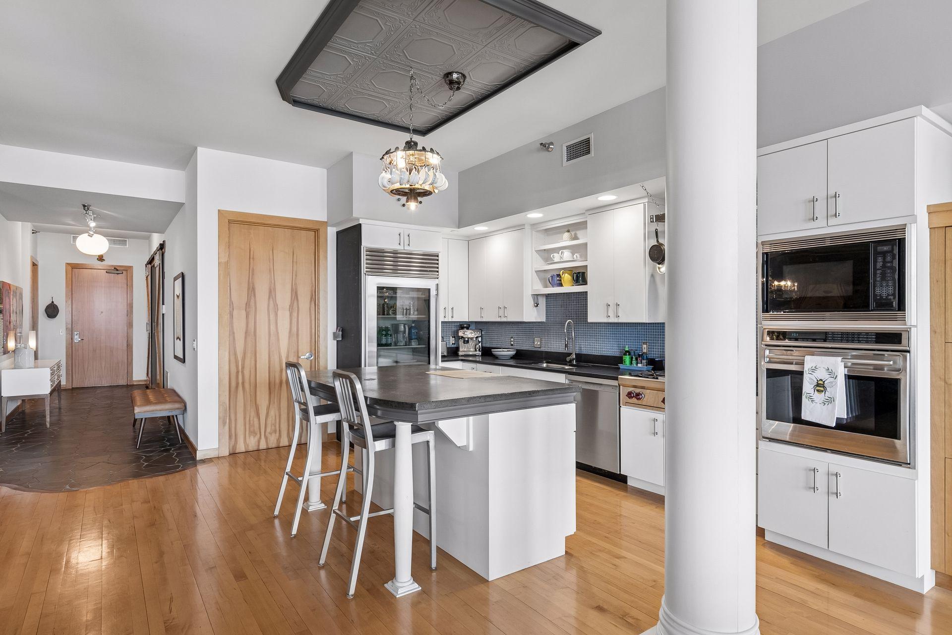 Kitchen from the entry hall