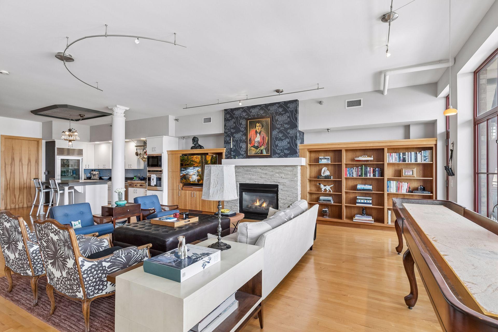 Living area from the kitchen