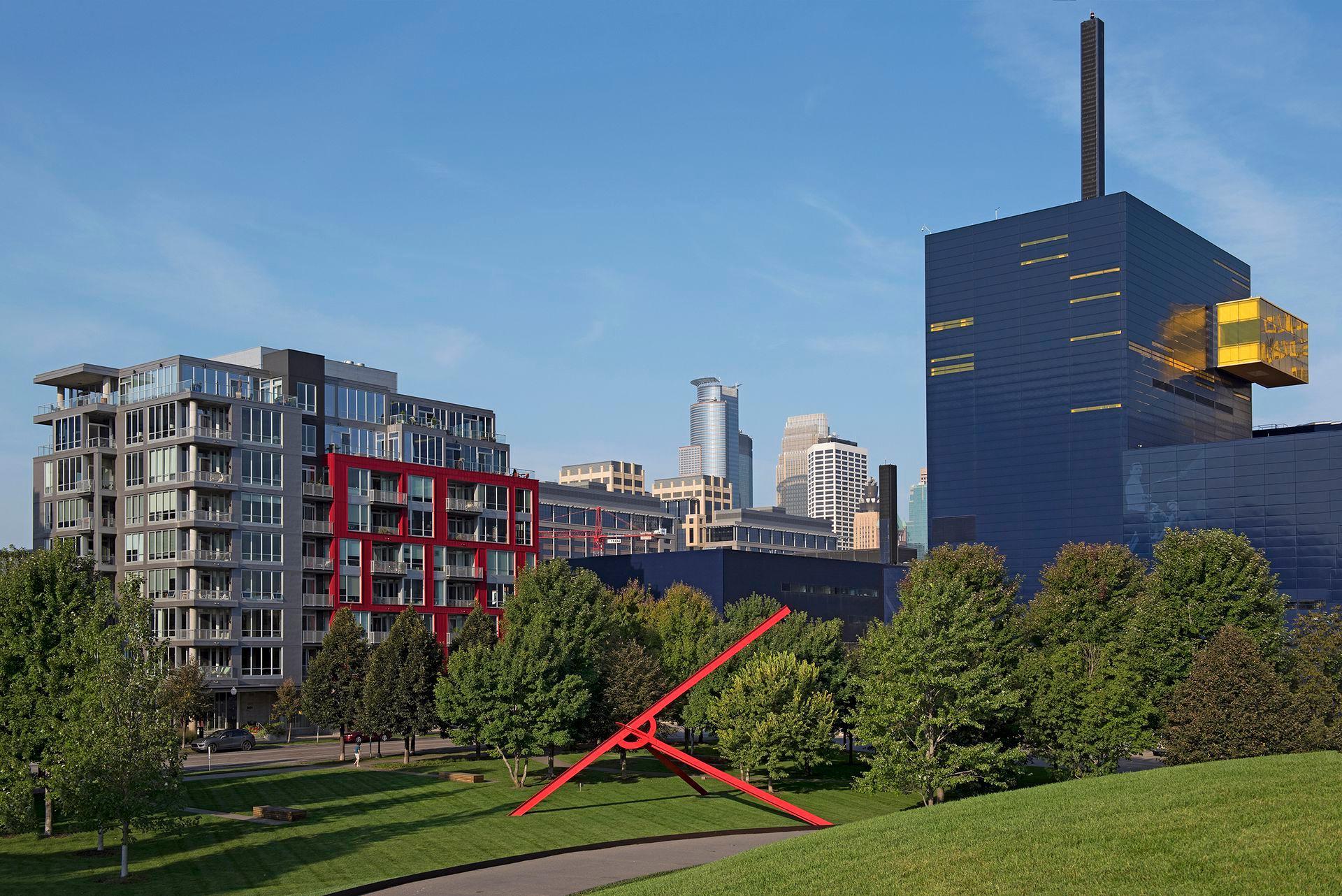Gold Medal Park and the skyline