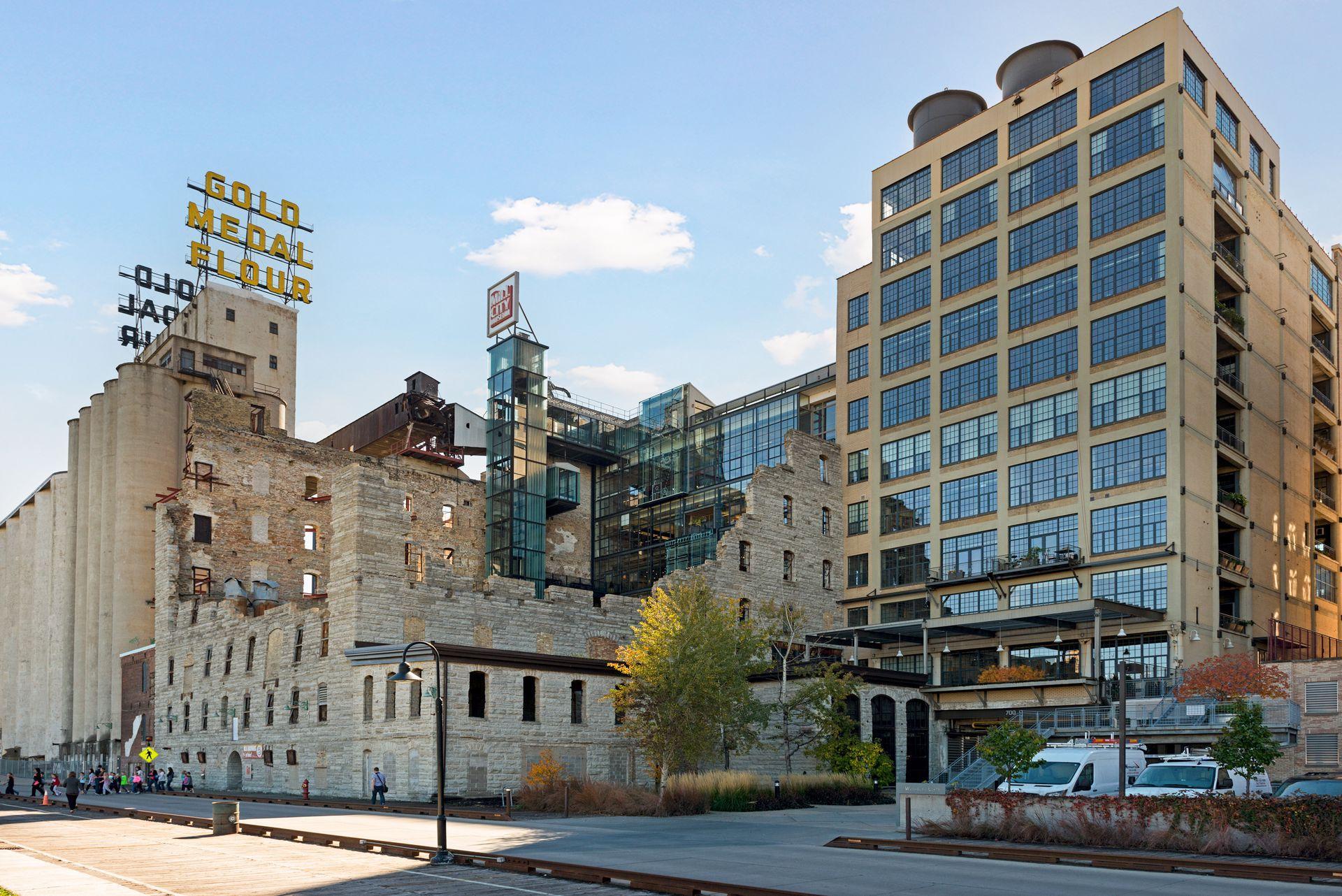 Mill City Museum from the riverfront