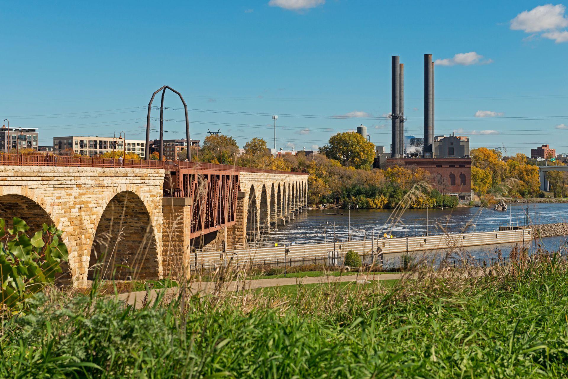 The Stone Arch Bridge and St. Anthony Falls