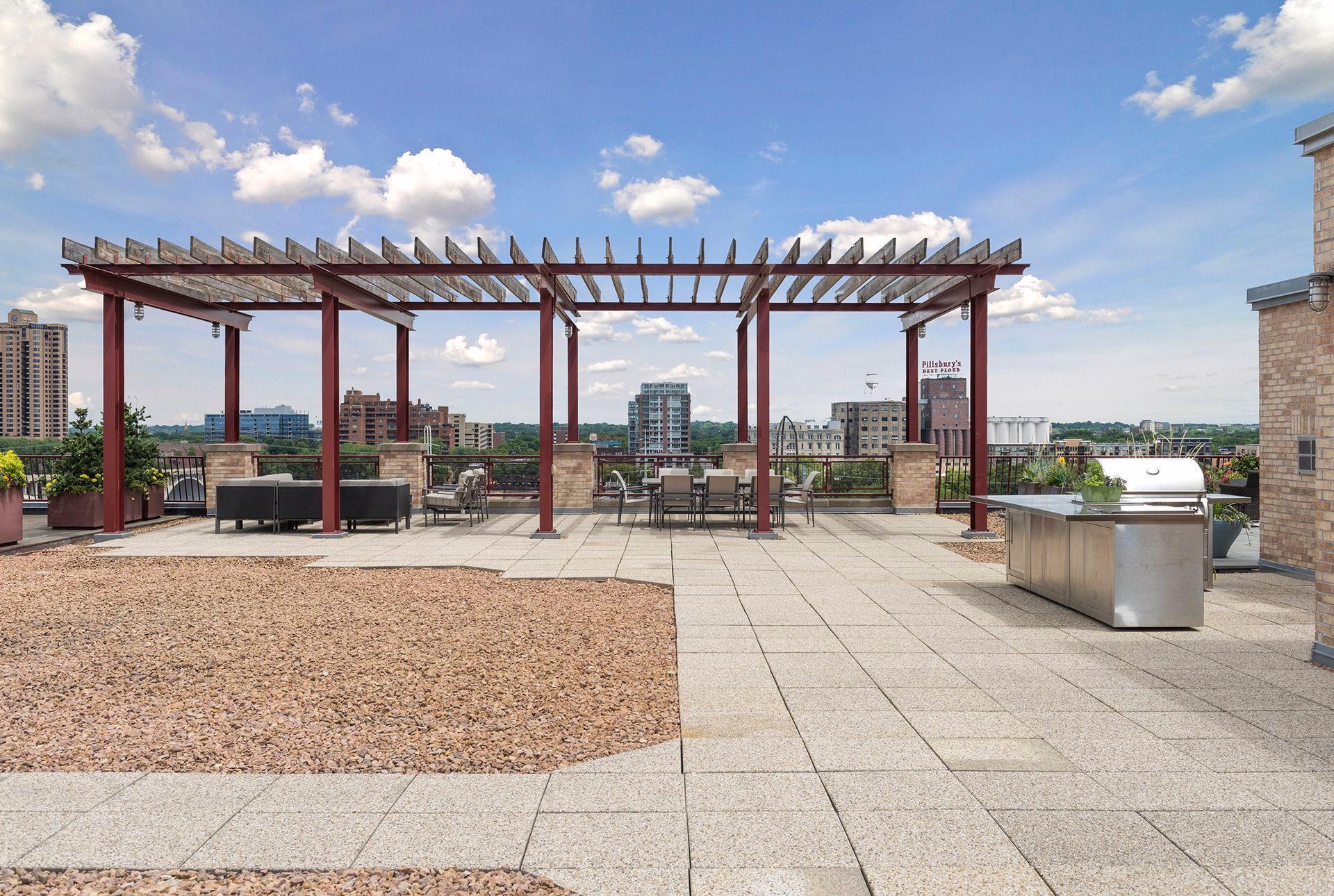 Rooftop deck