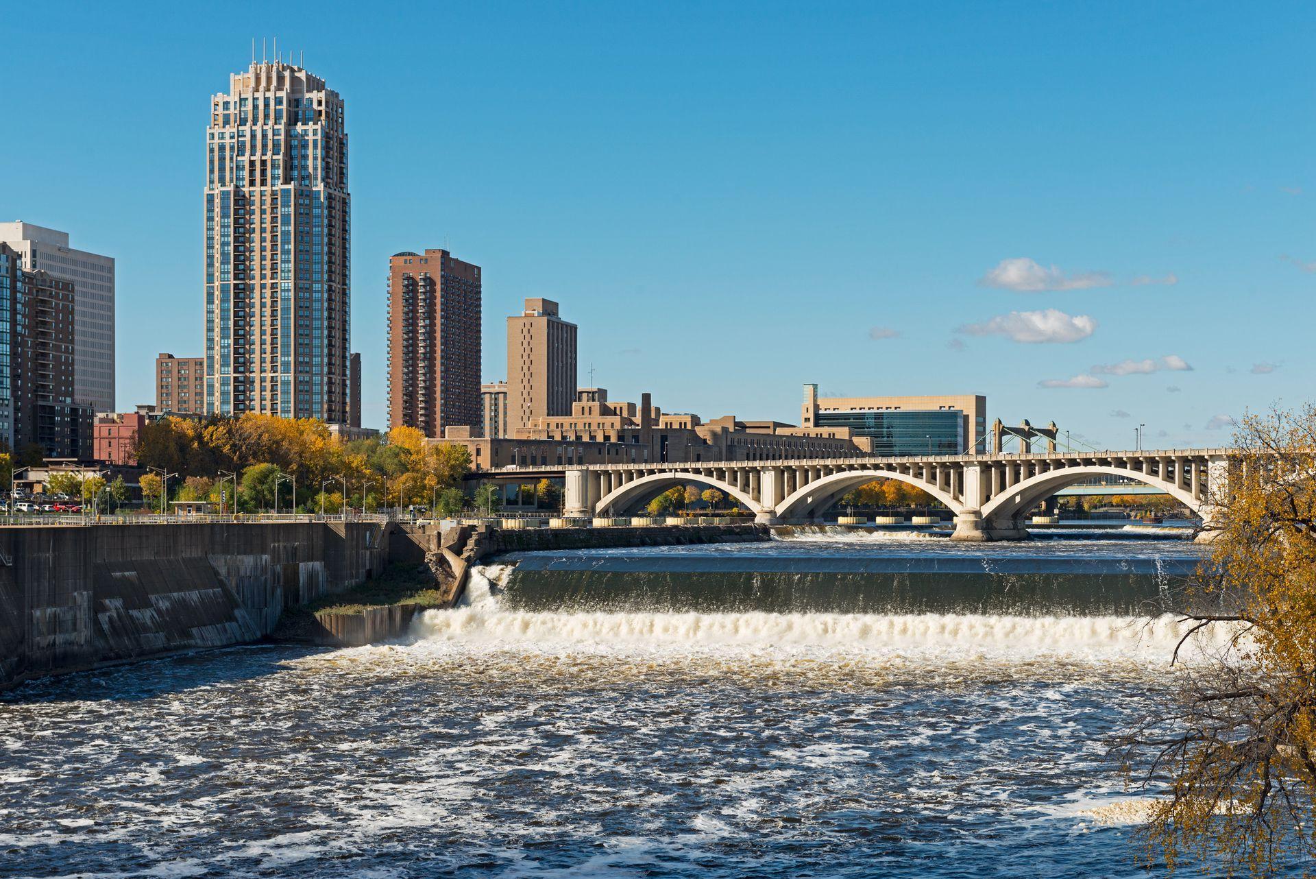 St. Anthony Falls and the Third Avenue Bridge