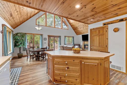 Large kitchen island