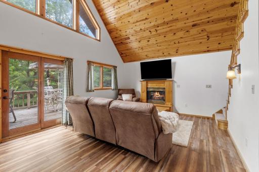 Bright living room with abundant natural light