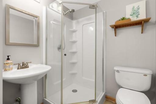 3/4 bath in the lower level