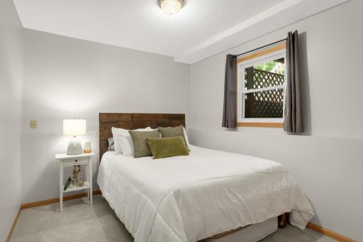 Bedroom #3 is located on the lower level