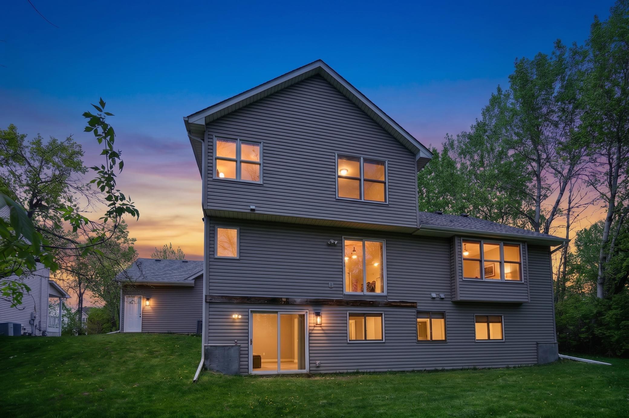 Situated on a beautiful .5 acre corner lot with tranquil wooded pond views.