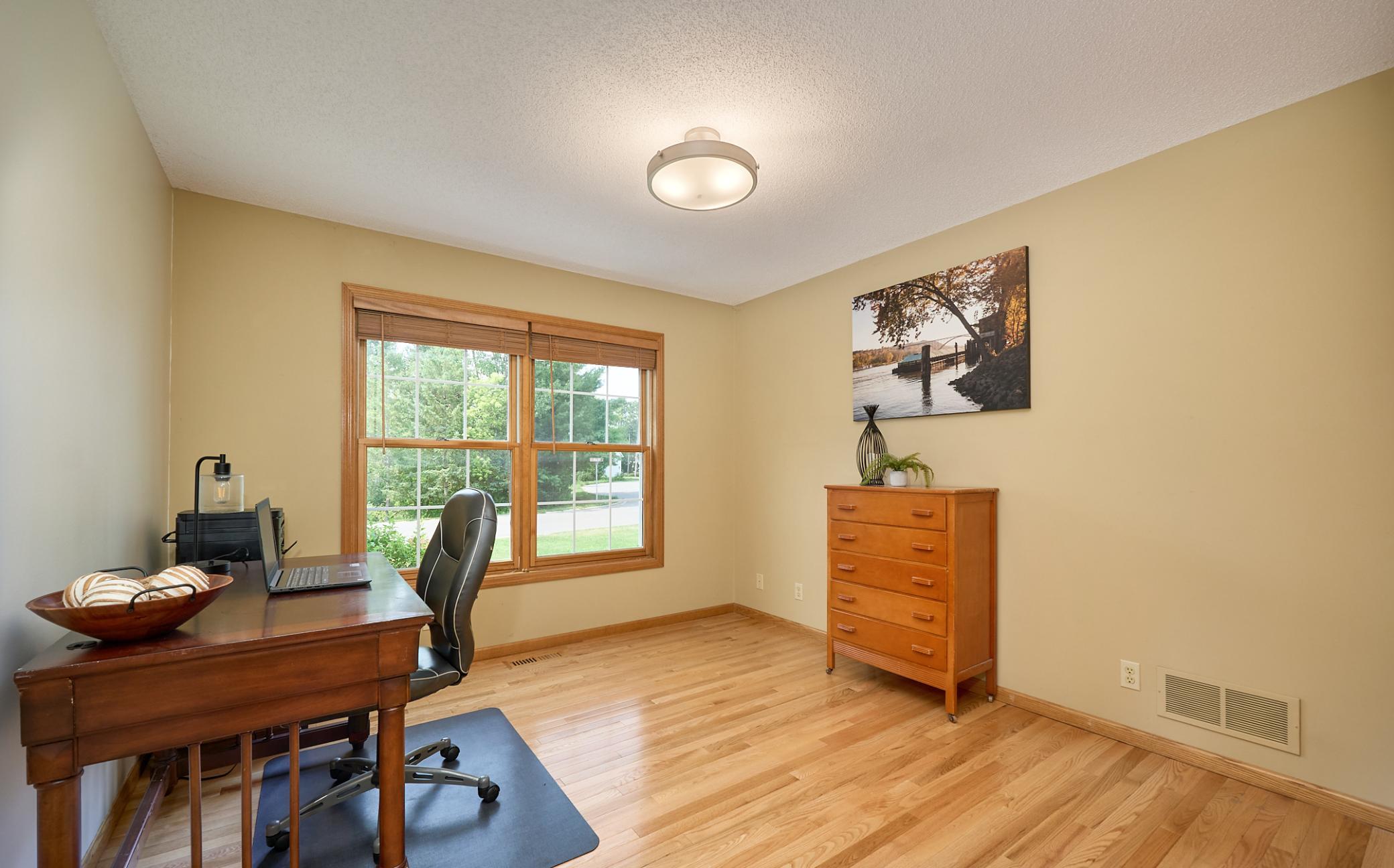 Main Floor Office Number Two could be used as a main-floor bedroom
