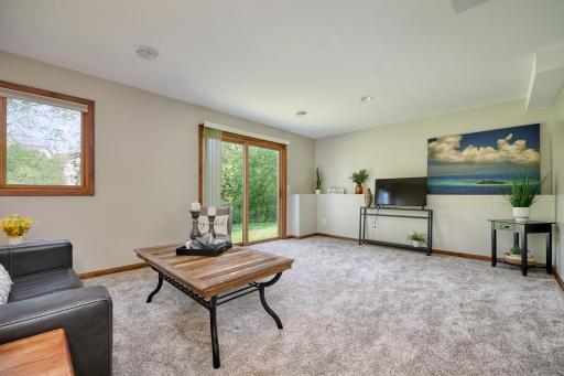 Spacious Lower-Level Family Room for entertaining
