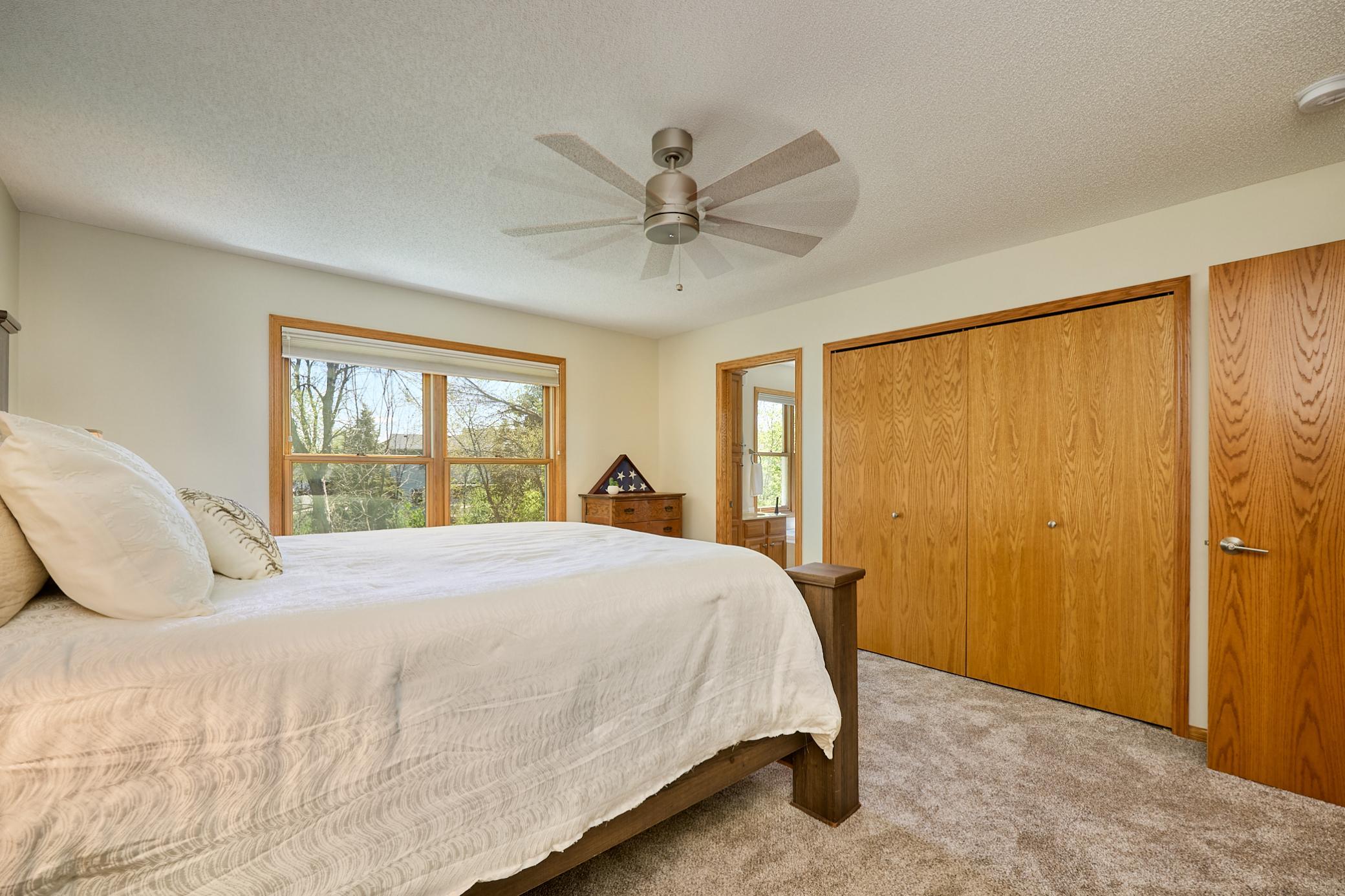 Primary Bedroom Suite with walk-in closet
