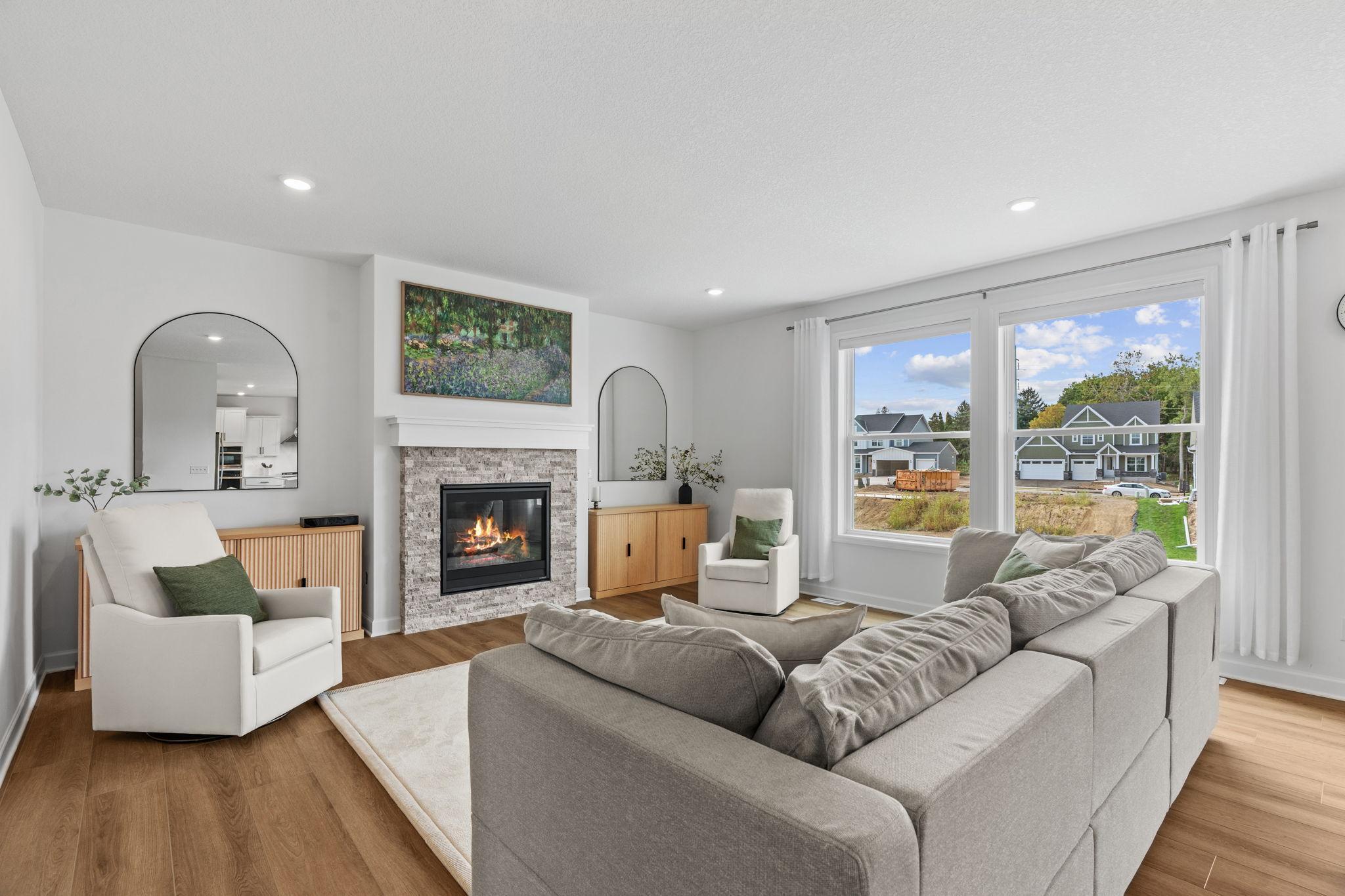 Sought-after Lewis floor plan by Lennar featuring a bright, open layout w/ stunning BRAND NEW (just installed) luxury vinyl plank flooring throughout